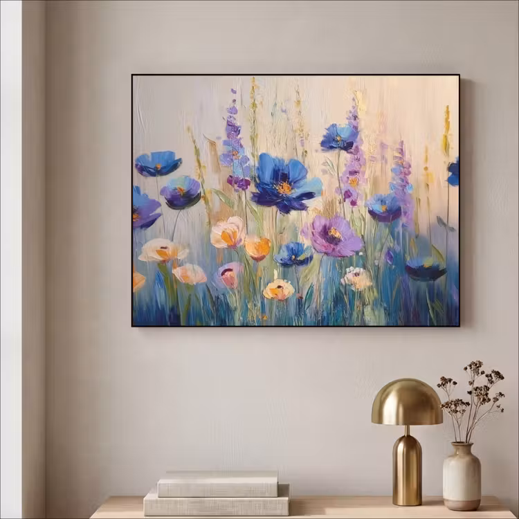 Art Frame - Zomers - Wilde bloemen - Penseelstreken — 5