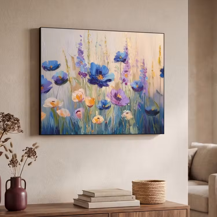 Art Frame - Zomers - Wilde bloemen - Penseelstreken — 7