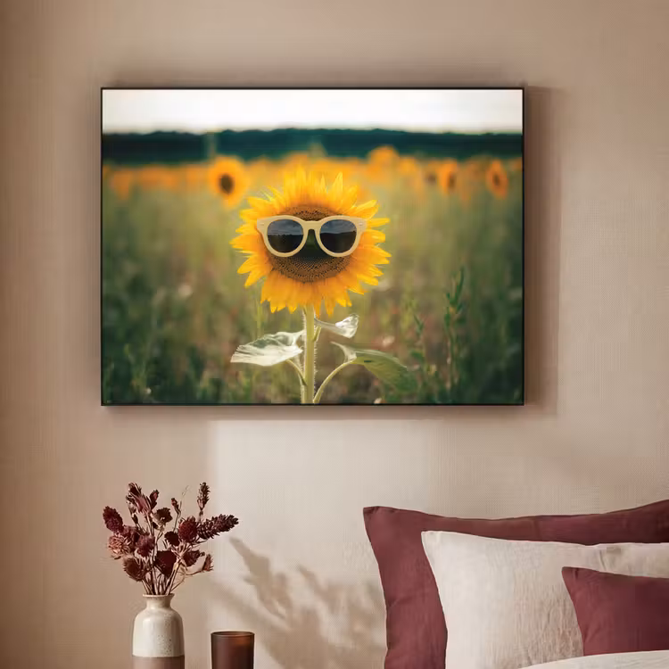 Art Frame - Zonnebloem - Veld - Zonnebril — 3