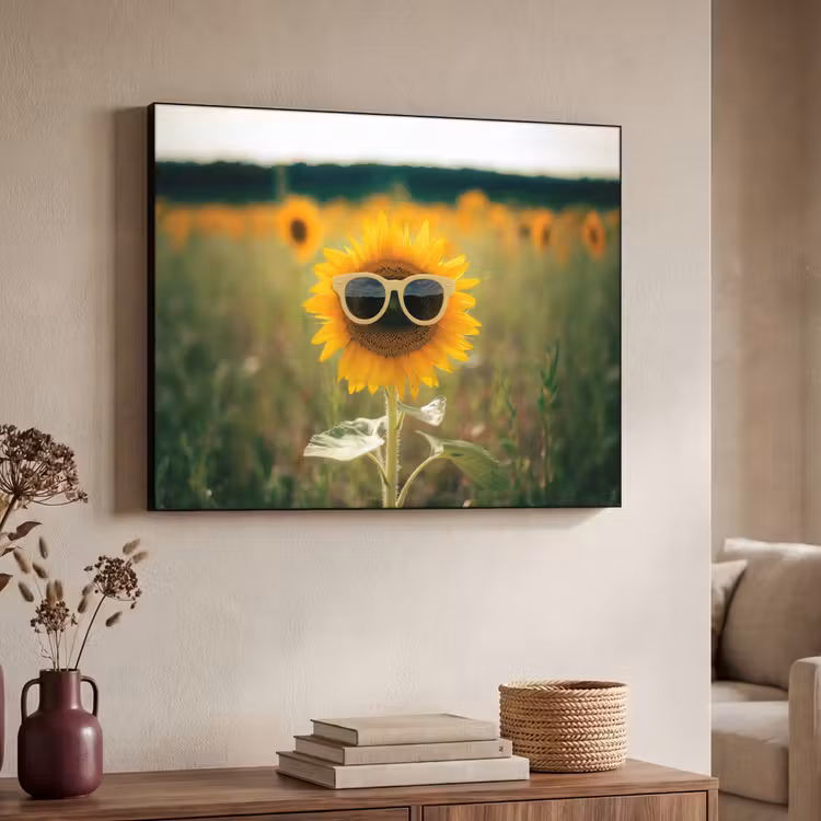 Art Frame - Zonnebloem - Veld - Zonnebril — 7