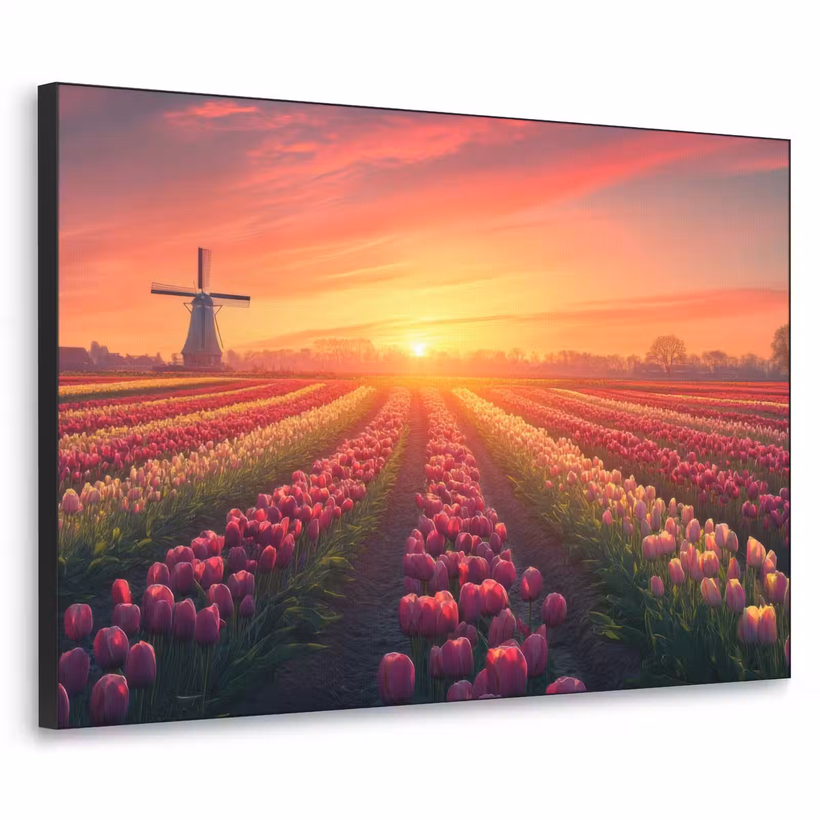 Art Frame - Windmolen - Zonsondergang - Landschap — 1