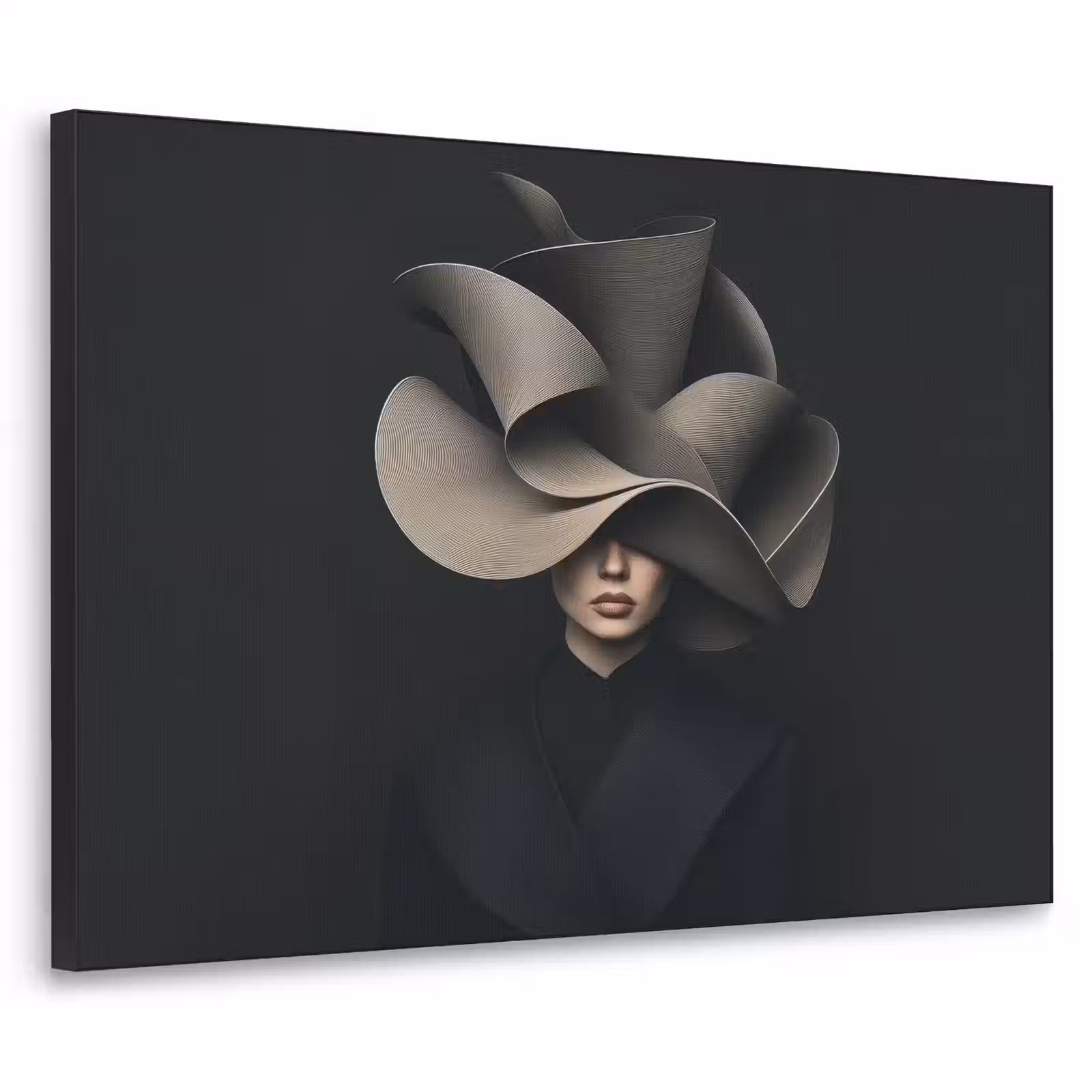 Art Frame - Zwarte - Hoed - Vrouw — 1