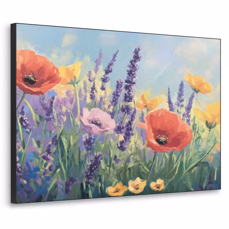 Art Frame - Weide - Bloemen - Kleurrijk — 1