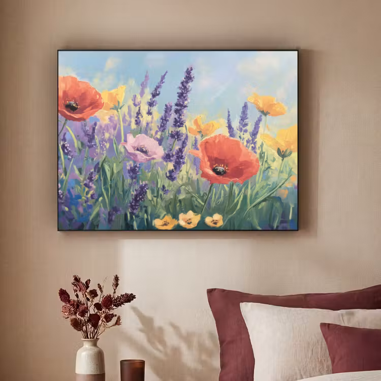 Art Frame - Weide - Bloemen - Kleurrijk — 3