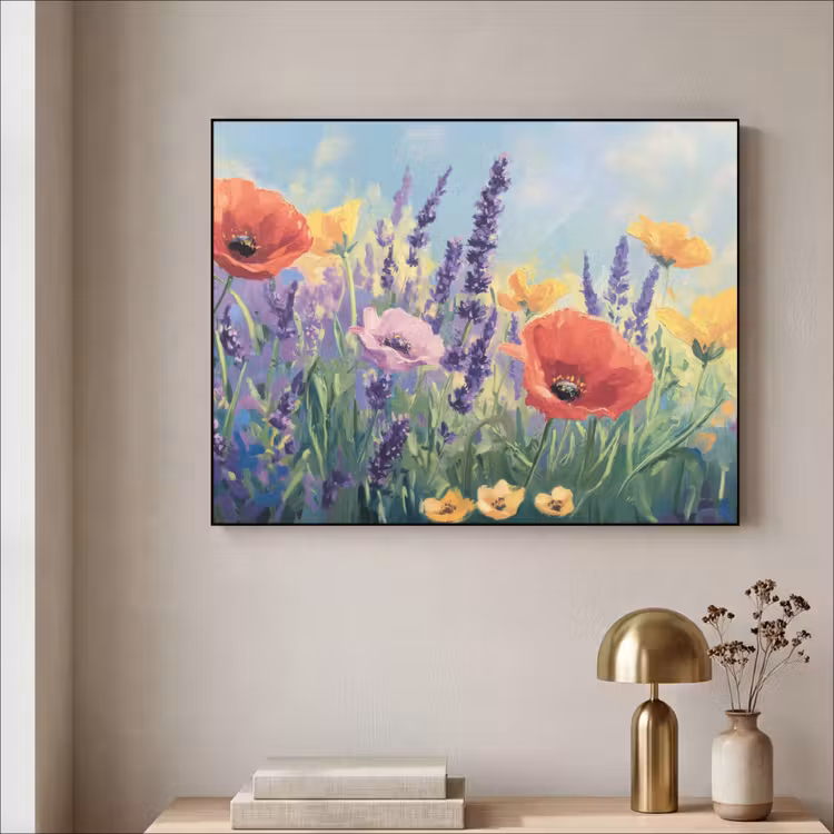 Art Frame - Weide - Bloemen - Kleurrijk — 5