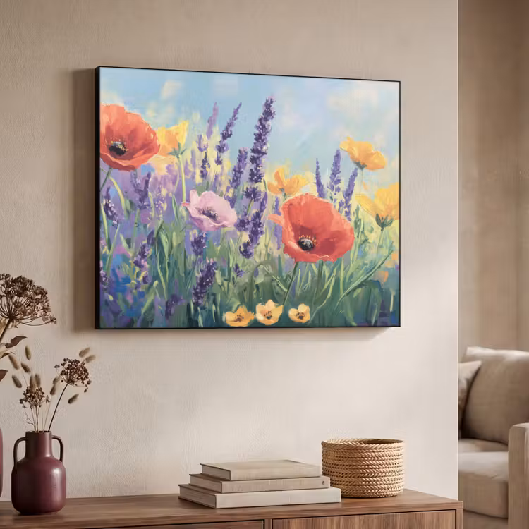 Art Frame - Weide - Bloemen - Kleurrijk — 7