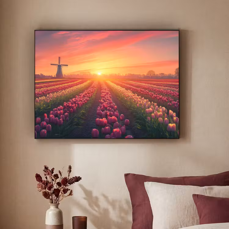 Art Frame - Windmolen - Zonsondergang - Landschap — 3