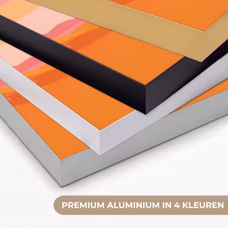 Art Frame - Zon - Abstract - Landschap - Oranje — 2