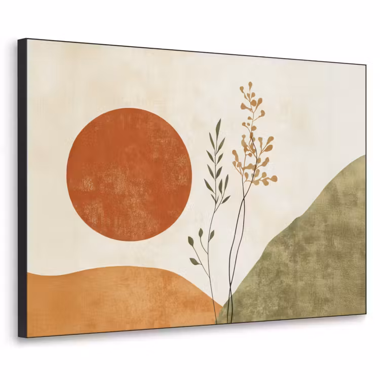 Art Frame - Zon - Abstract - Takken - Oranje — 1