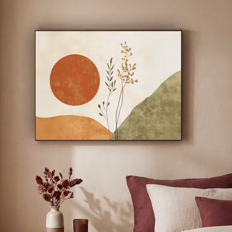 Art Frame - Zon - Abstract - Takken - Oranje — 3