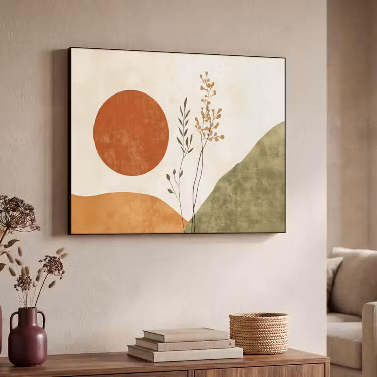 Art Frame - Zon - Abstract - Takken - Oranje — 7