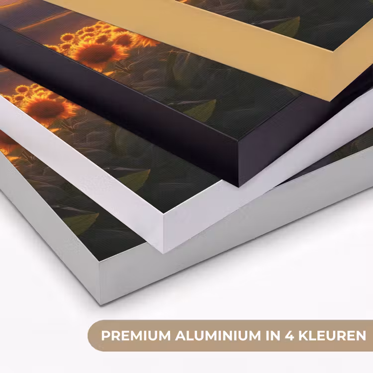 Art Frame - Zonnebloemen - Zonsondergang - Landschap — 2