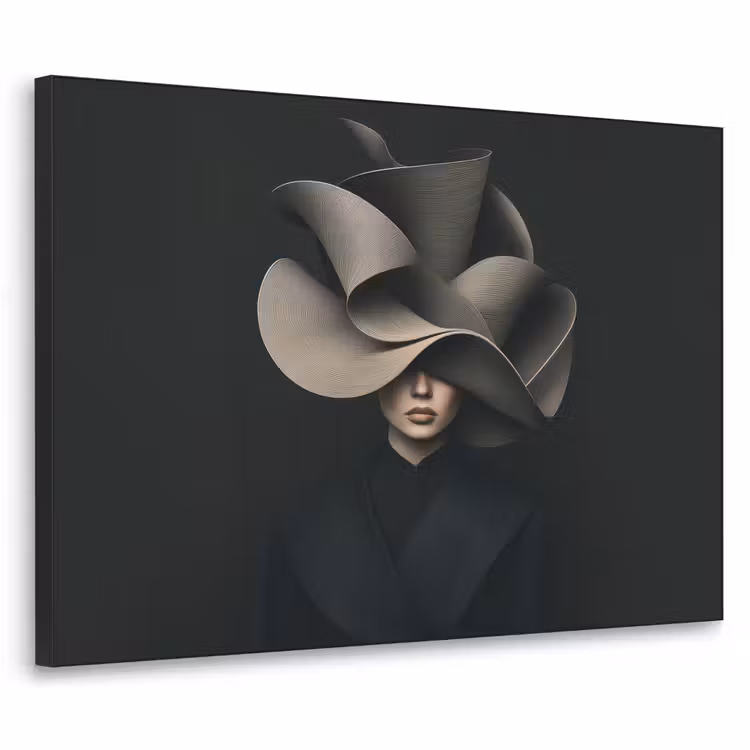 Art Frame - Zwarte - Hoed - Vrouw — 1
