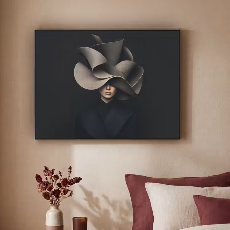 Art Frame - Zwarte - Hoed - Vrouw — 3