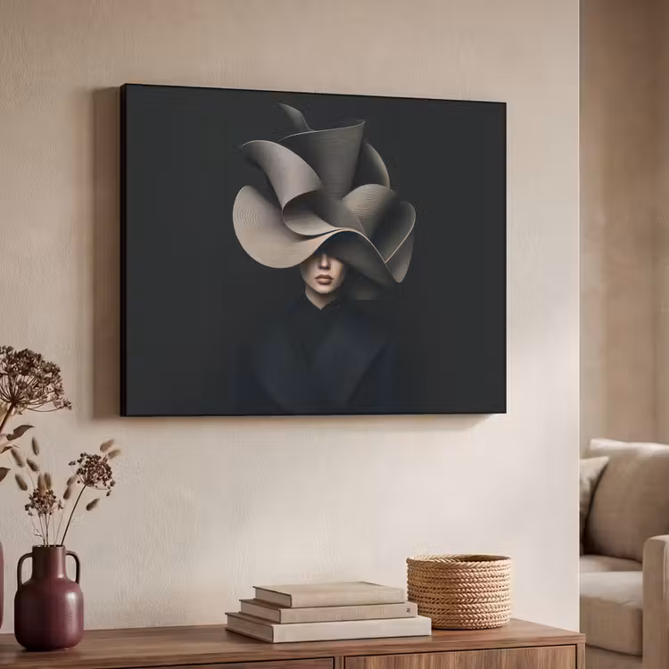 Art Frame - Zwarte - Hoed - Vrouw — 7
