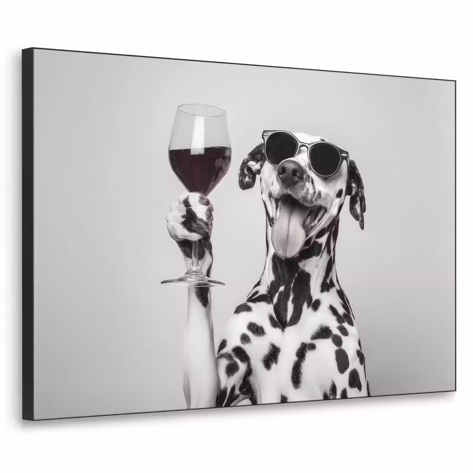 Art Frame - Zonnebril - Dalmatiër - Wijnglas - Tong — 1