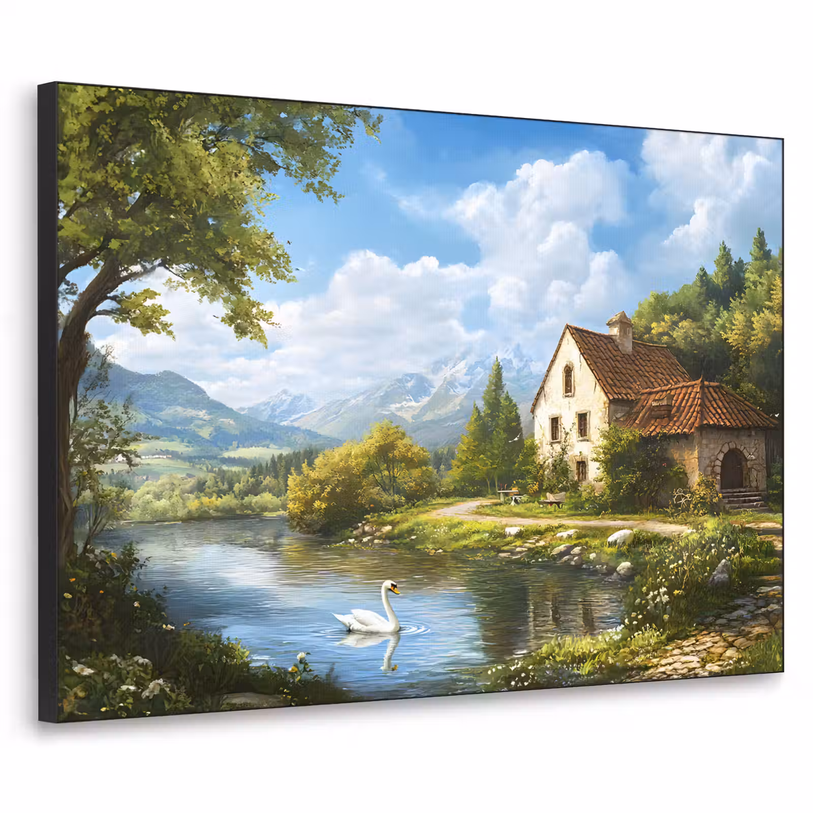 Art Frame - Zwaan - Bomen - Rust — 1