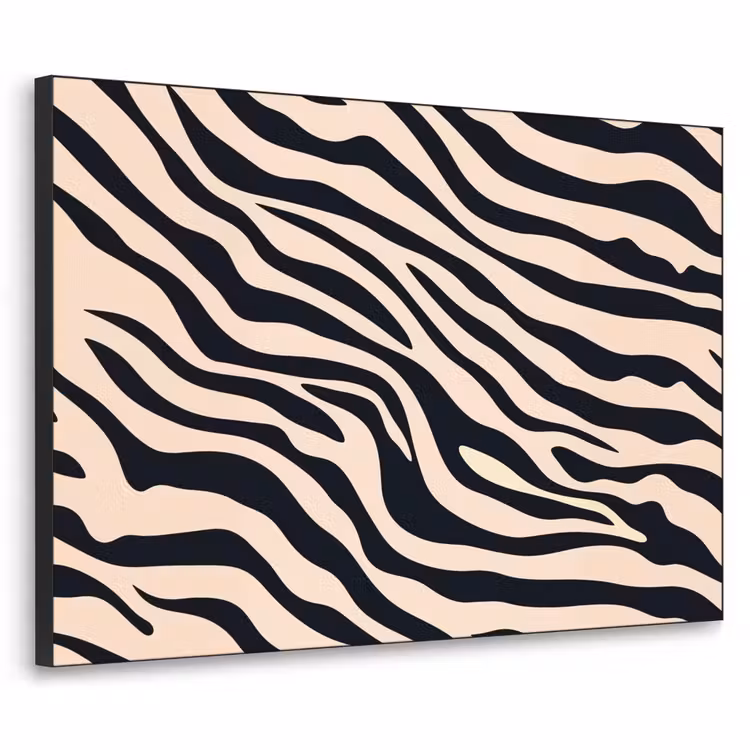 Art Frame - Zebraprint - Dynamisch - Roze — 1
