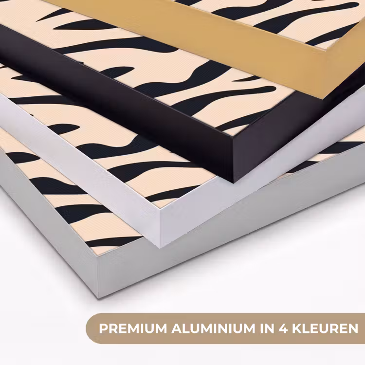 Art Frame - Zebraprint - Dynamisch - Roze — 2
