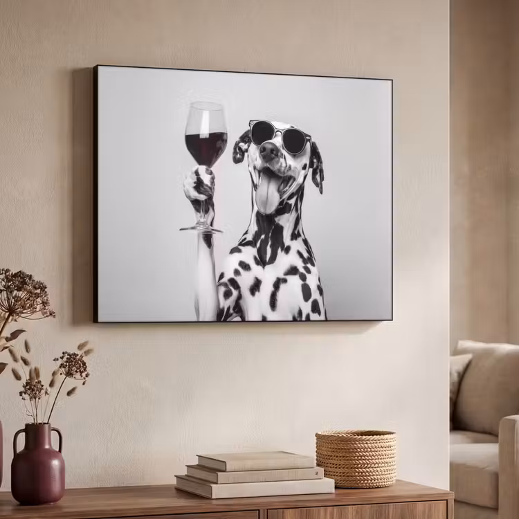 Art Frame - Zonnebril - Dalmatiër - Wijnglas - Tong — 7
