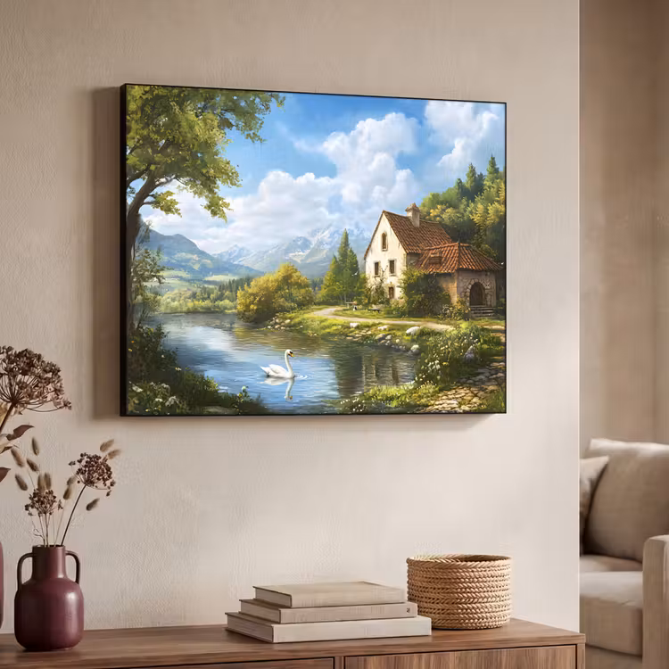 Art Frame - Zwaan - Bomen - Rust — 7
