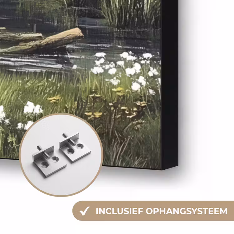 Art Frame - Zandpad - Groen landschap - Water — 6