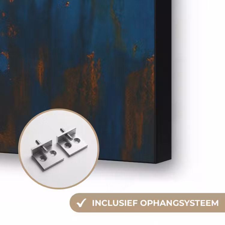 Art Frame - Zebra - Abstract - Blauw — 6
