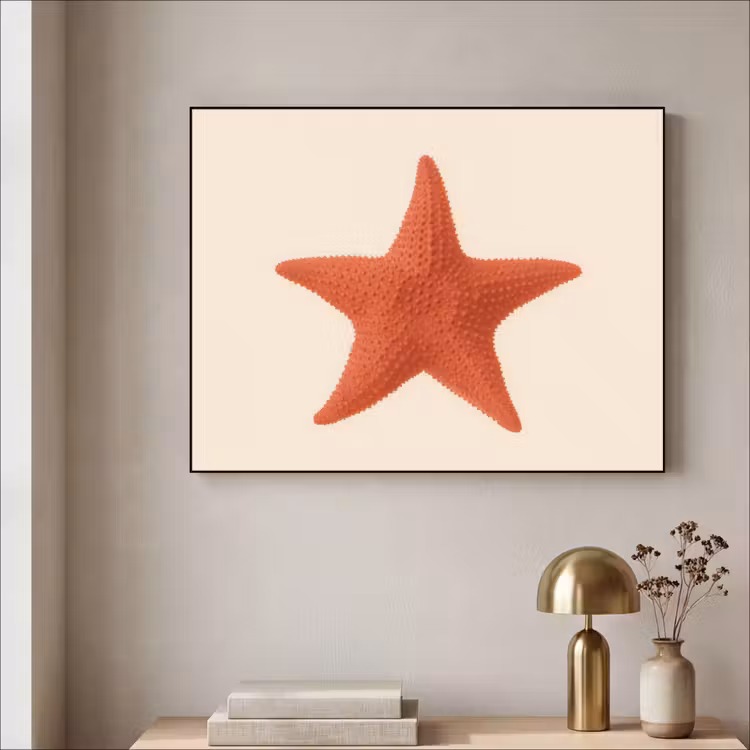 Art Frame - Zeester - Bobbels - Rood — 5