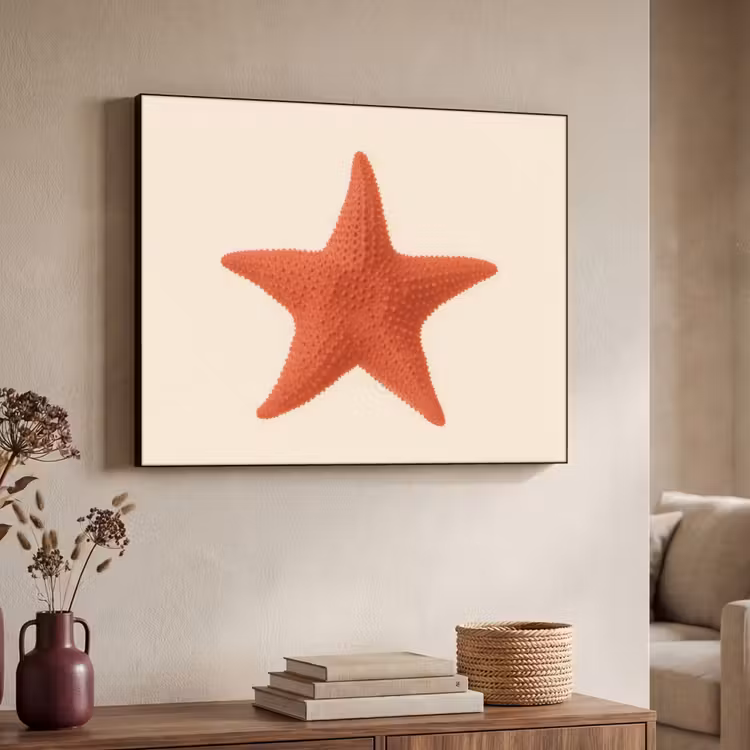 Art Frame - Zeester - Bobbels - Rood — 7