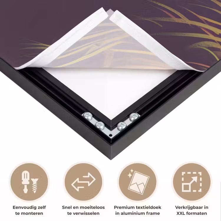 Art Frame - Zon - Geel - Palmbomen - Tropisch — 4