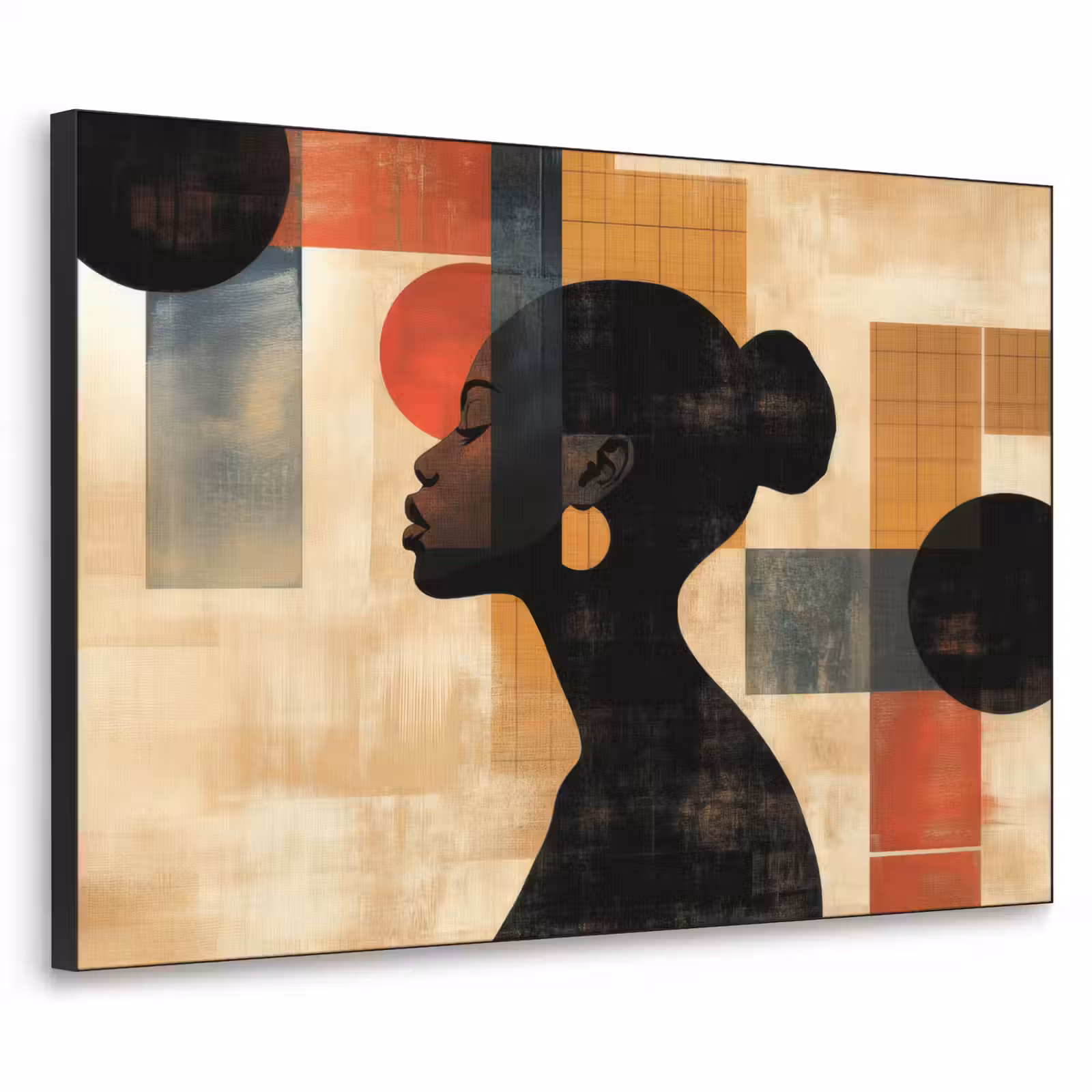 Art Frame - Zijaanzicht - Vrouw - Vormen — 1