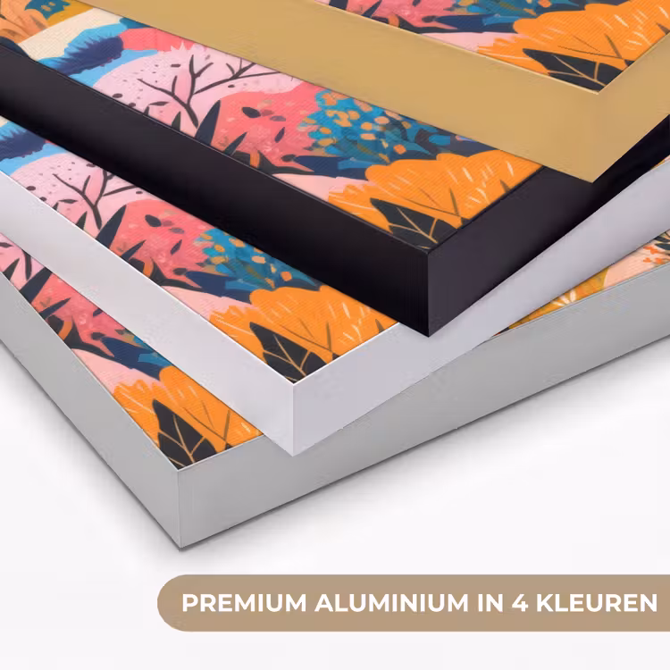 Art Frame - Witte bergtop - Modern - Kleurrijk — 2