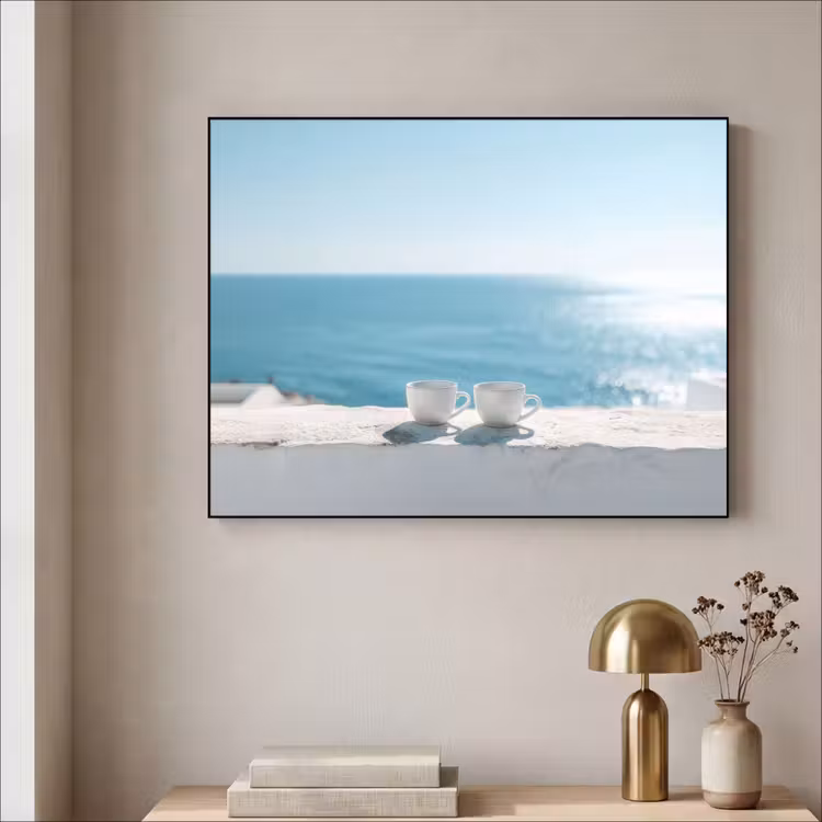 Art Frame - Zee - Koffiekopjes - Zomers — 5