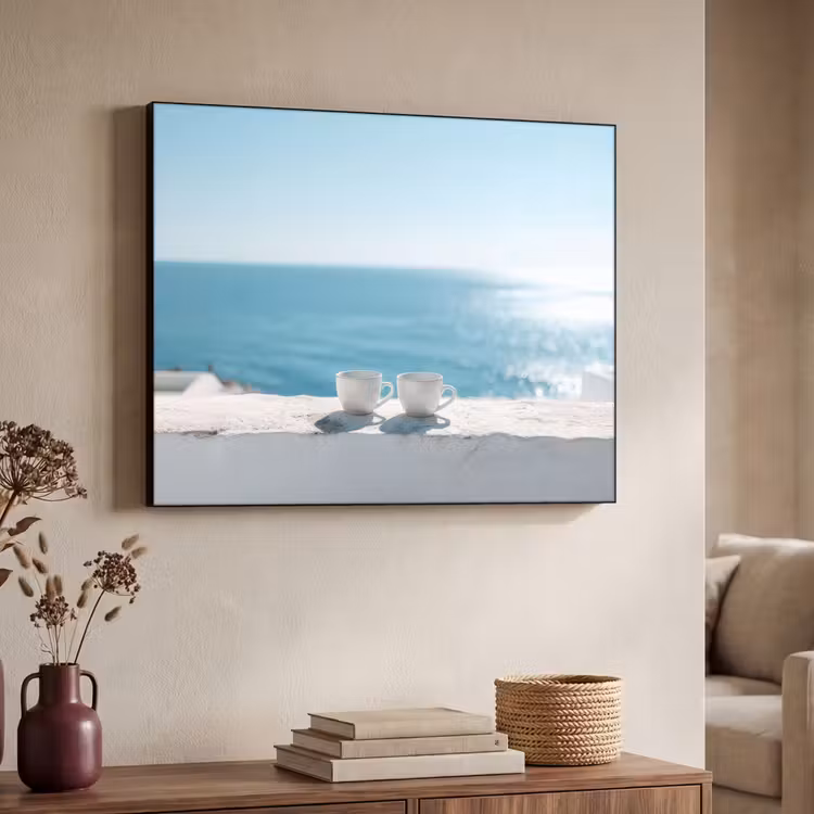 Art Frame - Zee - Koffiekopjes - Zomers — 7