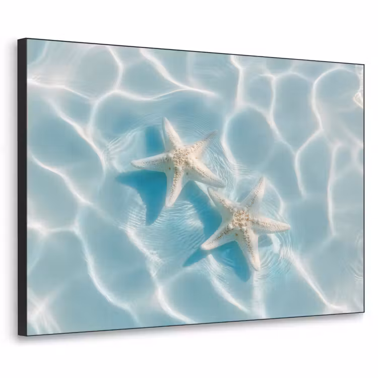 Art Frame - Zeesterren - Golvend water - Rustgevend — 1