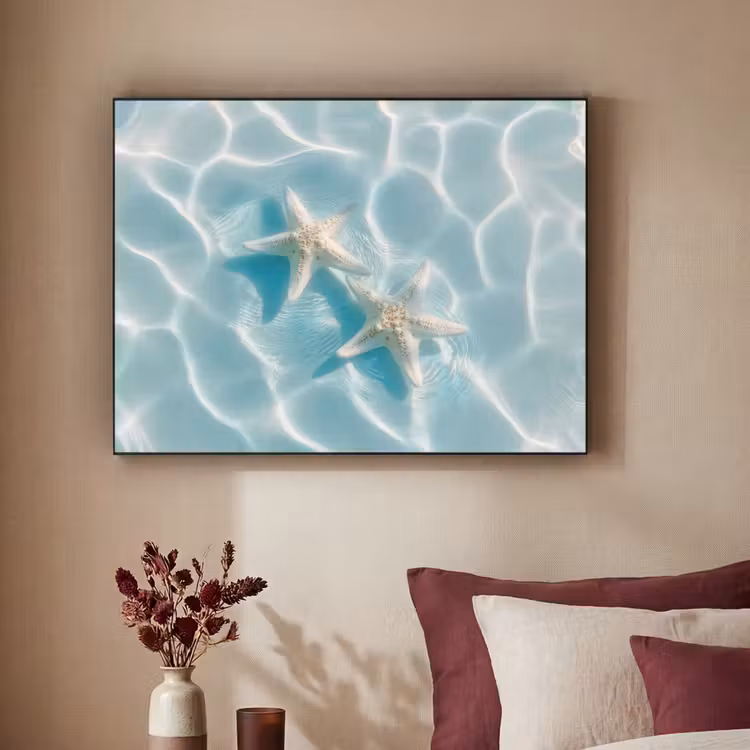Art Frame - Zeesterren - Golvend water - Rustgevend — 3