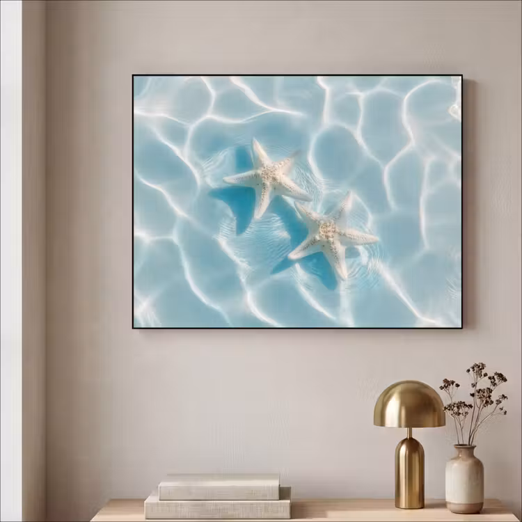 Art Frame - Zeesterren - Golvend water - Rustgevend — 5
