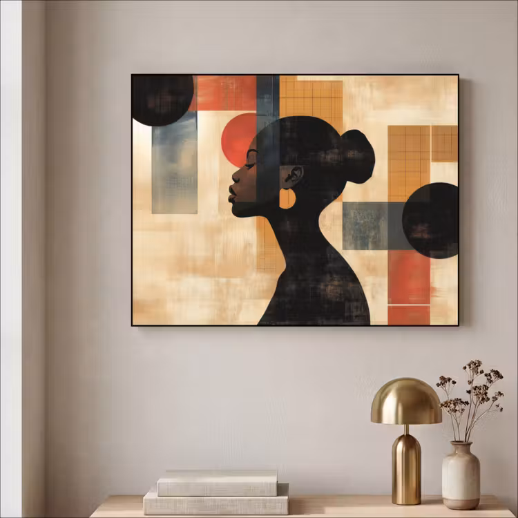 Art Frame - Zijaanzicht - Vrouw - Vormen — 5