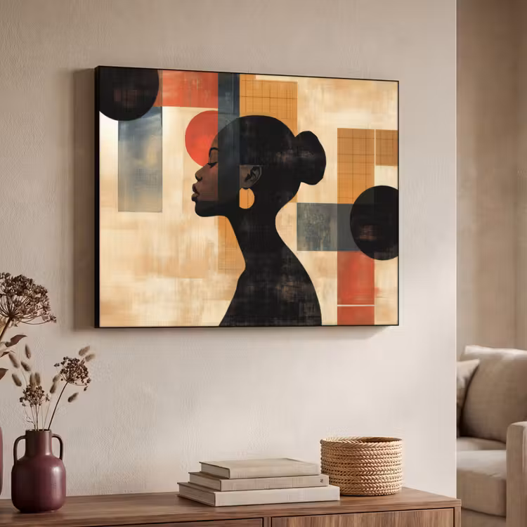 Art Frame - Zijaanzicht - Vrouw - Vormen — 7