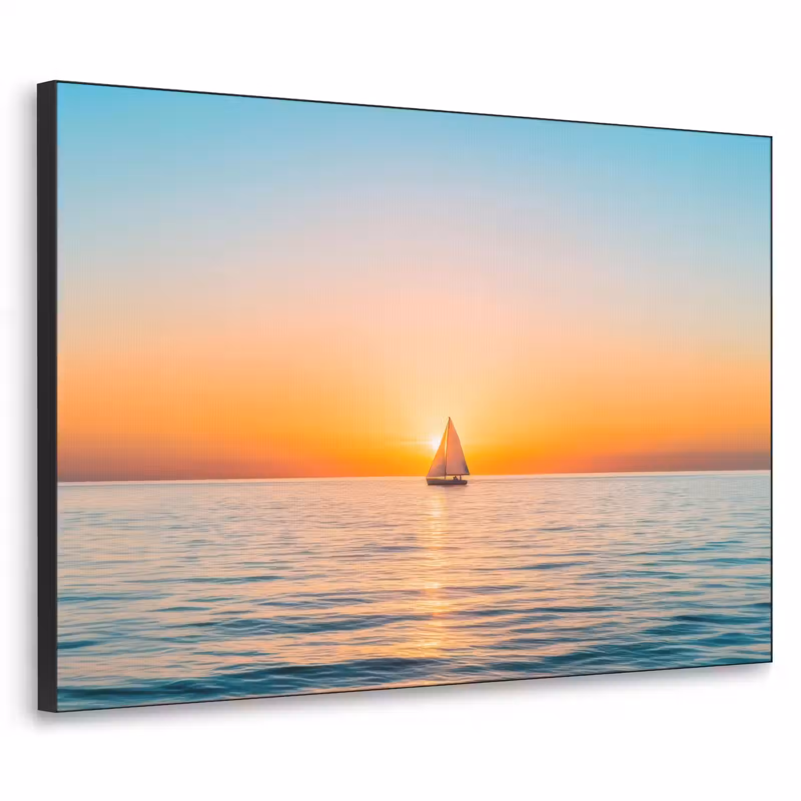 Art Frame - Zee - Zeilboot - Zonsondergang — 1
