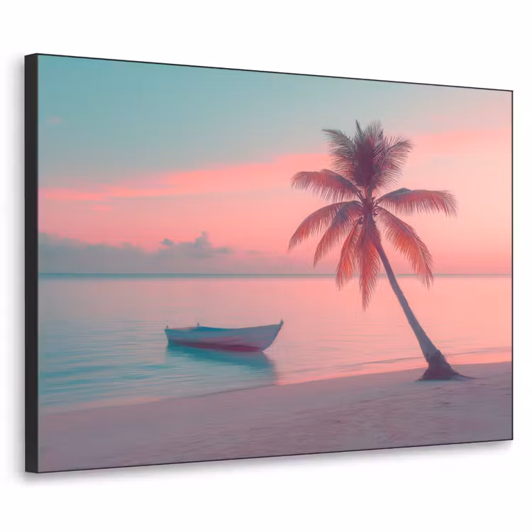 Art Frame - Zee - Boot - Zonsondergang — 1