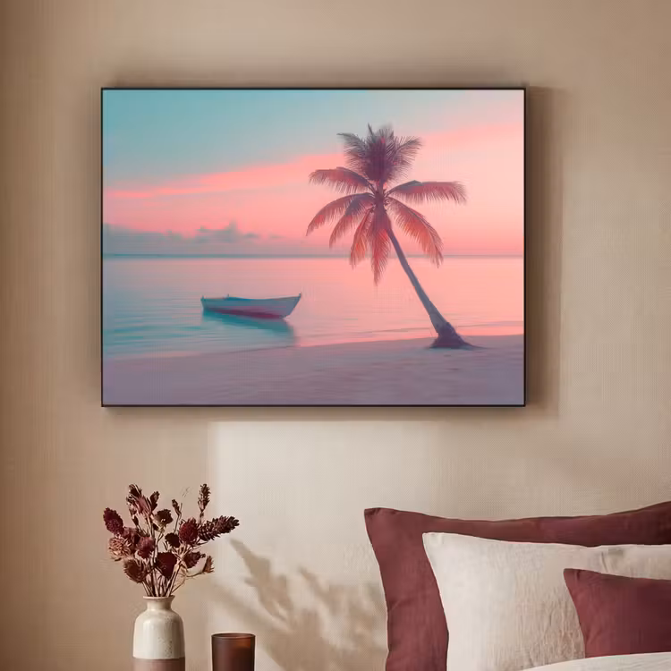 Art Frame - Zee - Boot - Zonsondergang — 3