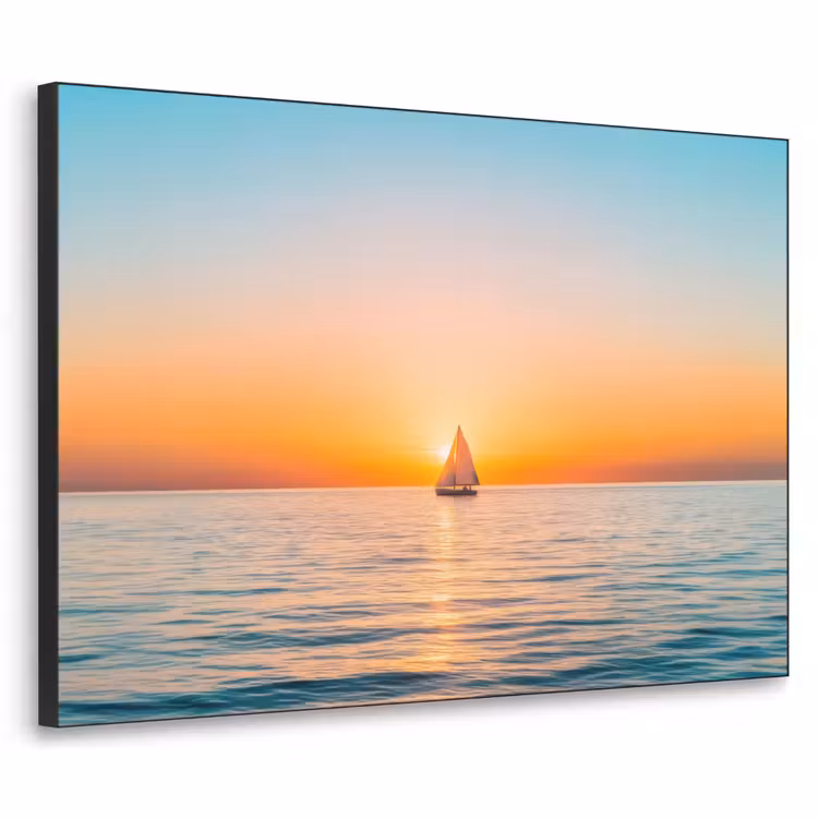 Art Frame - Zee - Zeilboot - Zonsondergang — 1