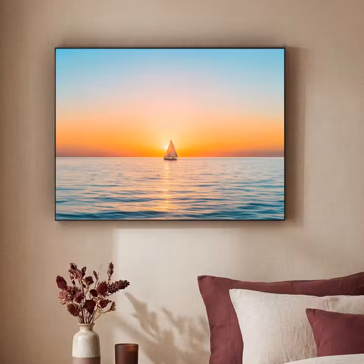 Art Frame - Zee - Zeilboot - Zonsondergang — 3