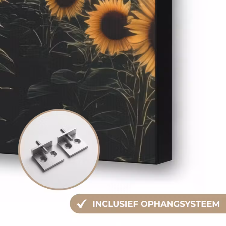 Art Frame - Zonnebloem - Veld - Windmolen — 6