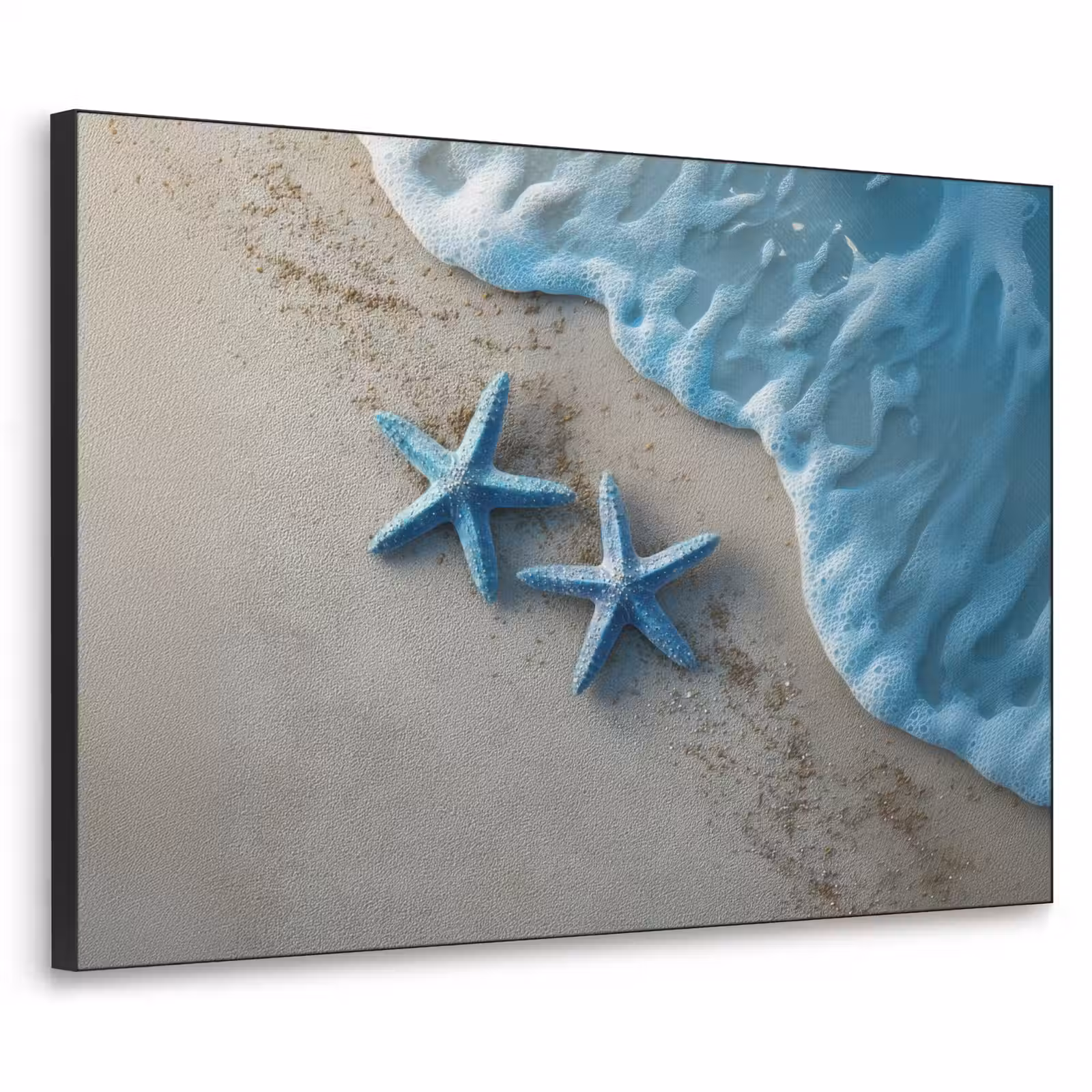 Art Frame - Zeesterren - Zand - Zee - Blauw — 1