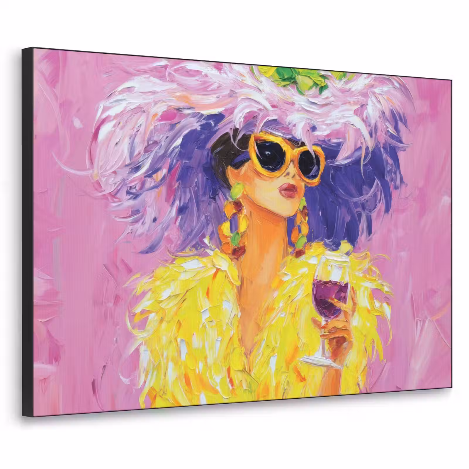 Art Frame - Zonnebril - Vrouw - Jas - Veren — 1