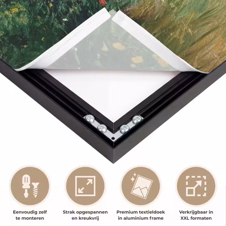 Art Frame - Zandpad - Huis - Bomen - Grasveld — 8