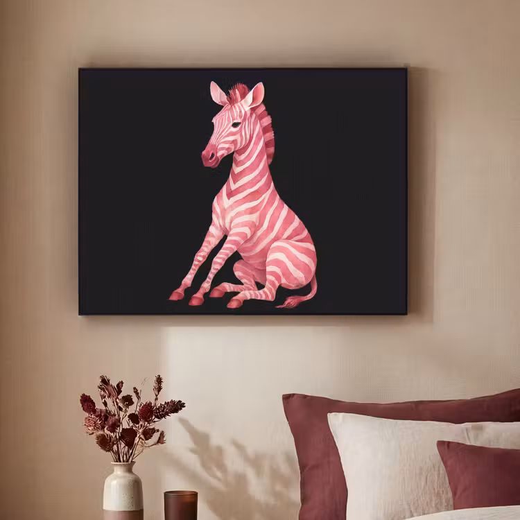 Art Frame - Zebra - Roze - Gestreept — 3