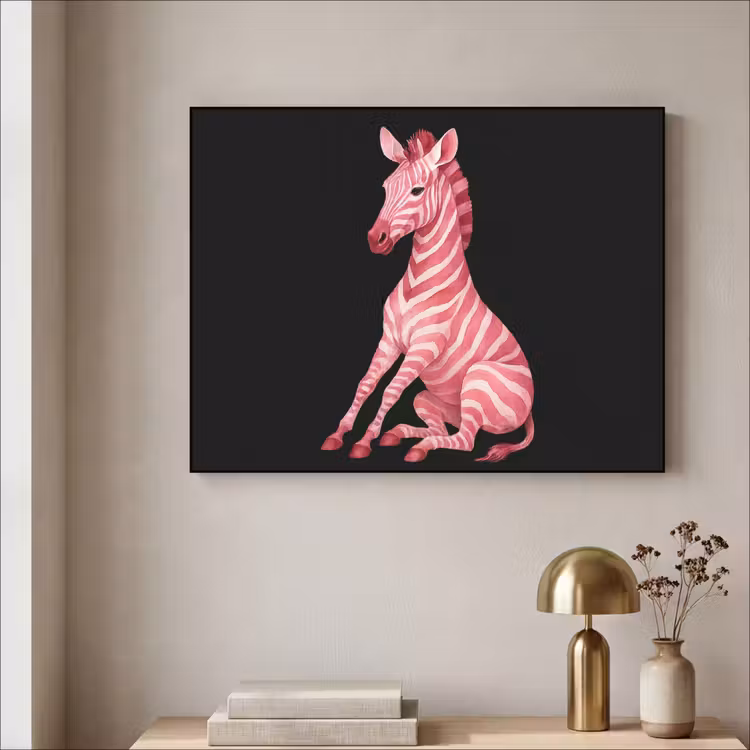 Art Frame - Zebra - Roze - Gestreept — 5